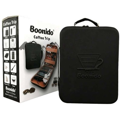 Boonido V60 Coffee Maker Set Drip Coffee Gift Set Coffee Grinder Degital Scale with Timer Pour Over Kettle For Travel